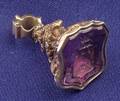 Antique 14kt Gold and Amethyst Intaglio Fob