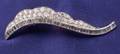 Platinum and Diamond Haricot Brooch Van Cleef  Arpels