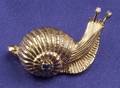 18kt Gold and Gemset Snail Brooch Cartier