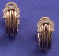18kt Gold and Diamond Earrings Cartier