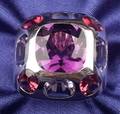 18kt White Gold Amethyst and Gemset Ring Chanel