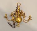 18th c style brass chandelier