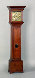 Philadelphia William  Mary oak tall case clock ca 1705