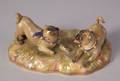 Meissen Porcelain Pug Figural Group