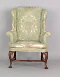 Queen Anne walnut easy chair ca 1750