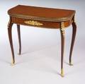 Louis XV Style Ormolumounted Tulipwood Parquetry Game Table
