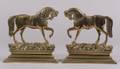 Pair of English Brass Horseform Doorstops
