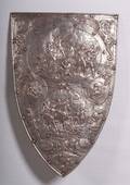 Renaissancestyle Steel Repouss Shield