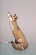 Royal Copenhagen Porcelain Large Barking Fox