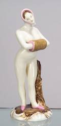 Gardner Porcelain Figure of a Nude Woman
