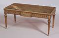 Louis XVI Style Marbletop and Giltmetal Mounted Beechwood Low Table