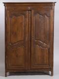 Louis XV Provincial Oak Armoire