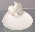 Bing  Grondahl Porcelain Two White Mice Tray