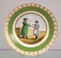Imperial Porcelain Handpainted Plate