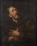 Manner of Jusepe de Ribera Spanish c 15901652 Saint Francis