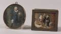 Two Miniature Paintings on Ivory