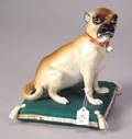 Porcelain Pug Dog