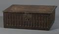 Carved Oak and Wrought Iron Bible Box