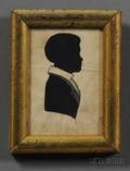 Silhouette Portrait of Jesse G Pitts America c 1831