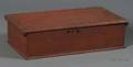 Redpainted Lifttop Pine Box