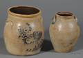 Two Stoneware Crocks