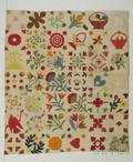 Pieced and Appliqued Cotton Album Quilt