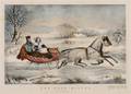 Nathaniel Currier publisher American 18131888 The RoadWinter