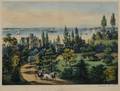 Currier and Ives publishers American 18571907 New York Bay From Bay Ridge LI