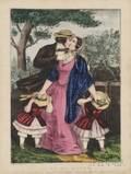 Currier  Ives publishers American 18571907 Kiss Me Quick