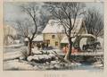 Currier and Ives publishers American 18571907 FROZEN UP