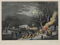 Nathaniel Currier publisher American 18131888 Winter Evening