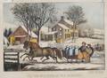 Currier  Ives publisher American 18571907 Winter Morning in the Country