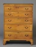 Chippendale Maple Tall Chest of Drawers