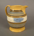 Yelloware pitcher 19th c