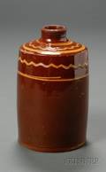 Slipdecorated Redware Master Ink Bottle