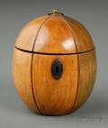 Melonform Fruitwood Tea Caddy