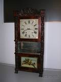 Orsamus R Fyler Mahogany Triple Decker Shelf Clock