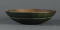 Greenpainted Treen Bowl