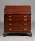 Chippendale Carved Cherry Slantlid Desk