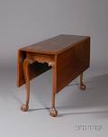 Chippendale Carved Mahogany Dropleaf Dining Table