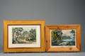 Currier  Ives publishers American 18571907 Lot of Two Works Looking Down the Yosemite