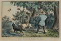 Nathaniel Currier publisher American 18131888 WOODCOCK SHOOTING