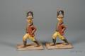 Polychrome Painted Cast Iron Hessian Soldier Figures
