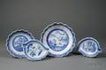 Four Canton Porcelain Serving Items