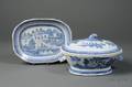 Canton Covered Porcelain Tureen with an Undertray