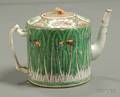 Cabbage Pattern Chinese Export Porcelain Teapot