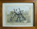 Eleven framed lithographs by Currier  Ives