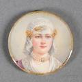 French Portrait Miniature on Ivory of a Lady