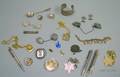 Group of Sterling Silver and Silver and Goldcolored Judaica Items