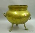 Russian Brass threelegged Planter
